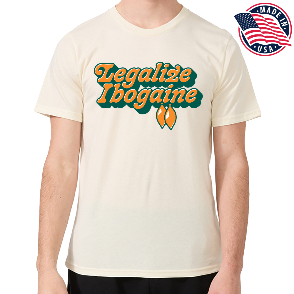 Legalize Ibogaine Tee USA Made