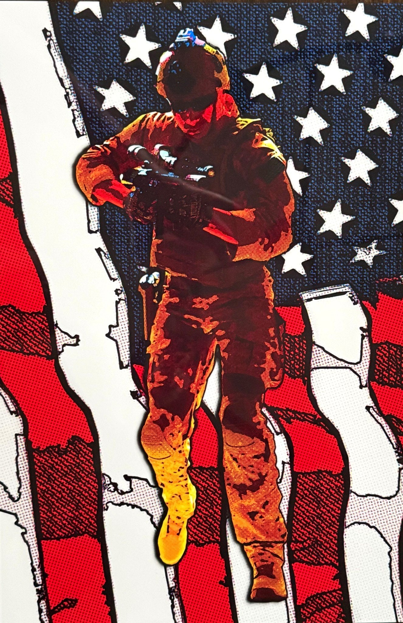 Signed The Operator (Limited Edition) 18″ × 12″ Aluminum Art Print by Darren McBurnett SEAL Ret.