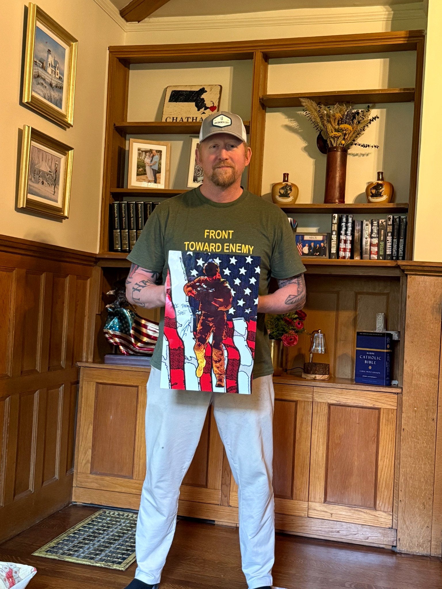 Signed The Operator (Limited Edition) 18″ × 12″ Aluminum Art Print by Darren McBurnett SEAL Ret.