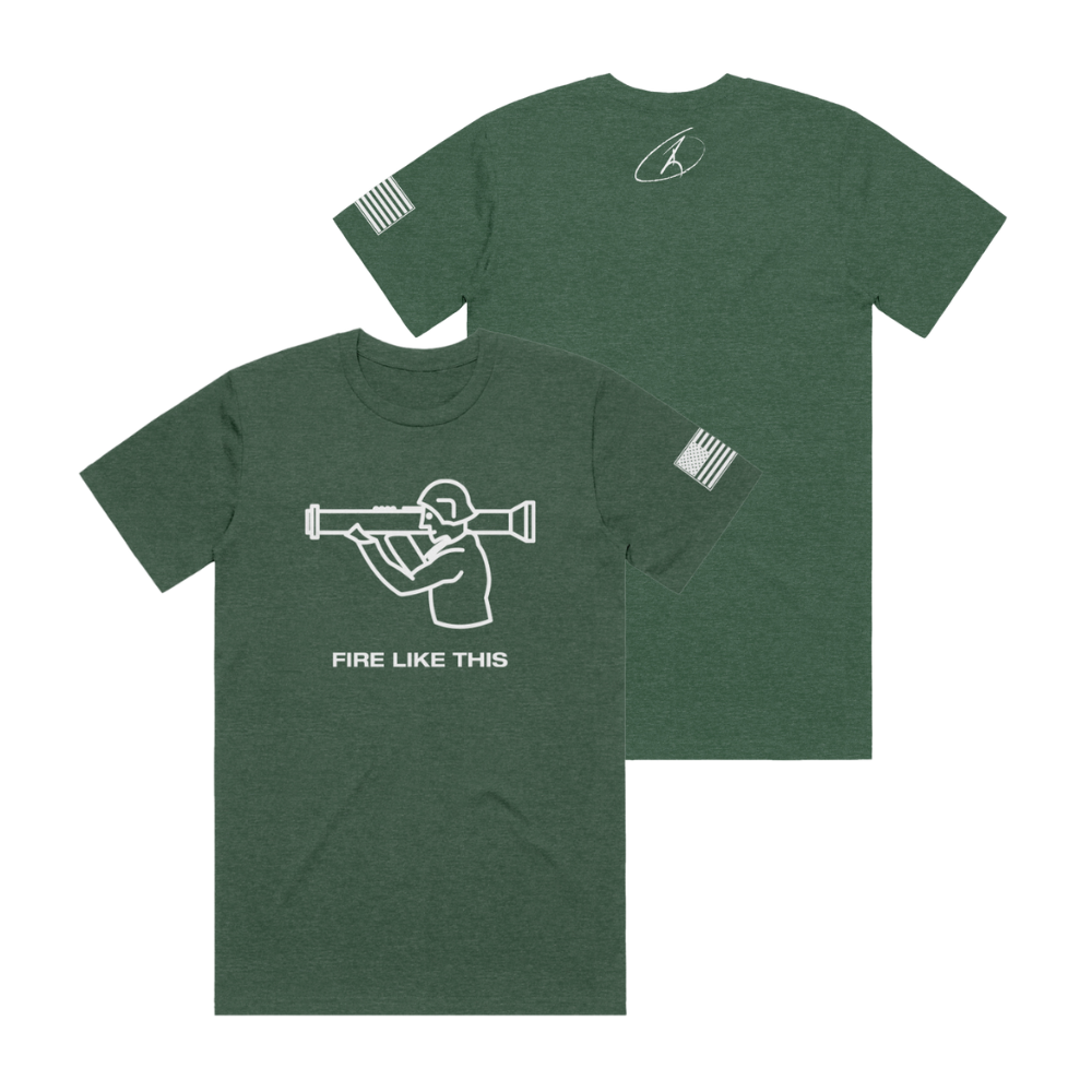 Fire Like This Green Tee