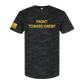Front Toward Enemy Tee - Black Camo