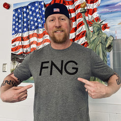 FNG mens grey tee RJO