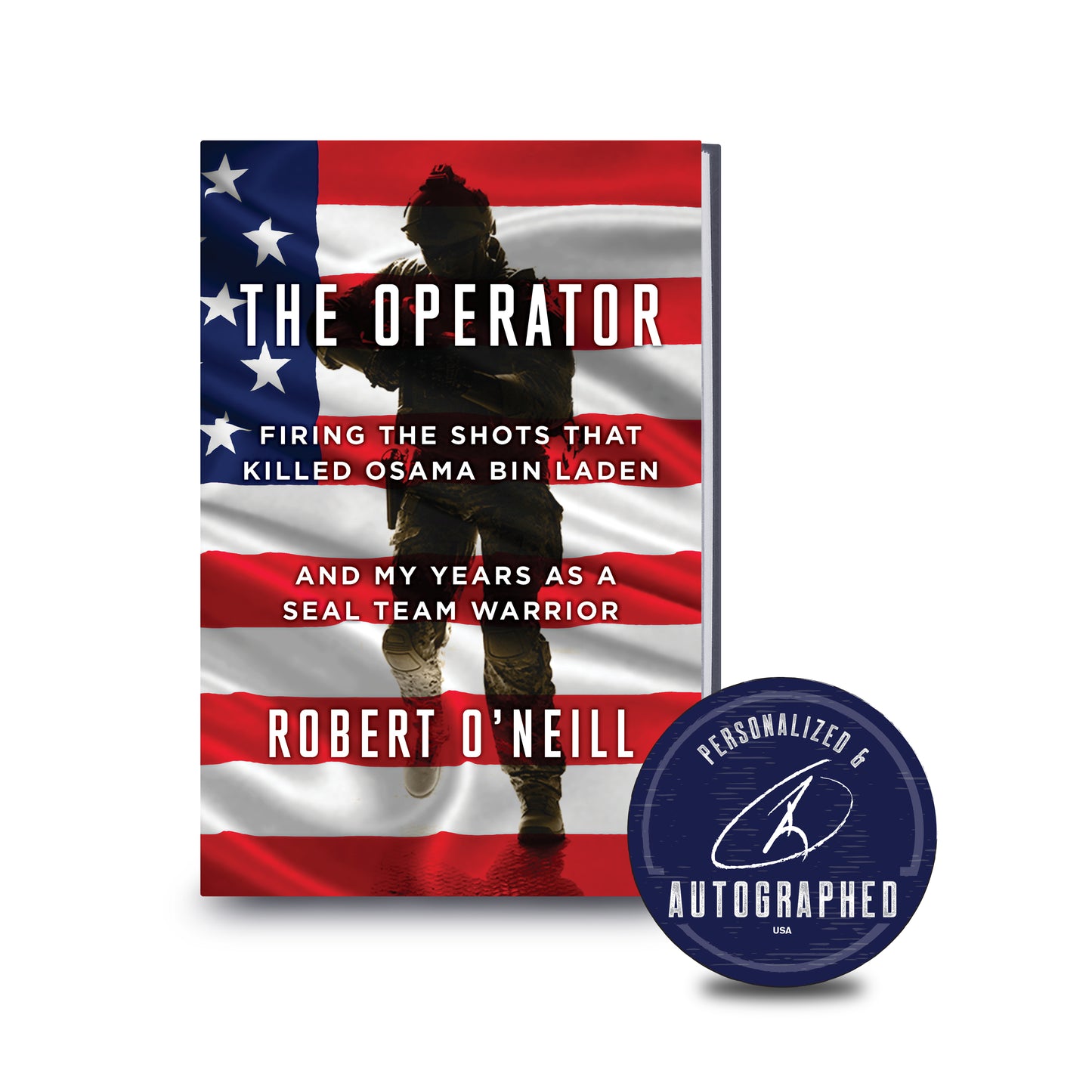 The Operator Robert O'Neill personalized and autographed book RJO