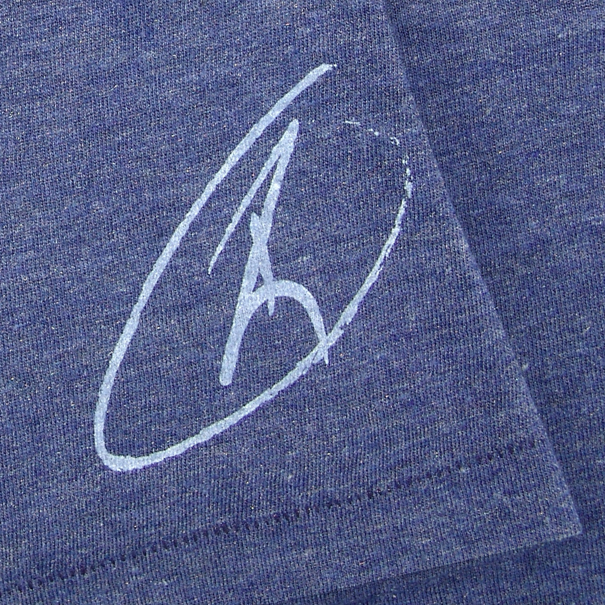 Fix yourself navy shirt sleeve RJO logo