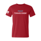 Front toward enemy flag text red tee front RJO