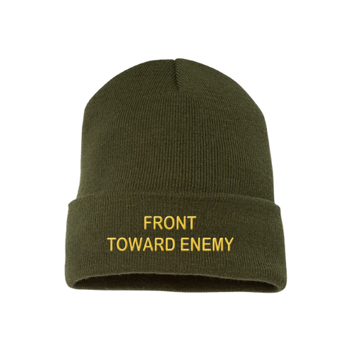 Front toward enemy green beanie RJO