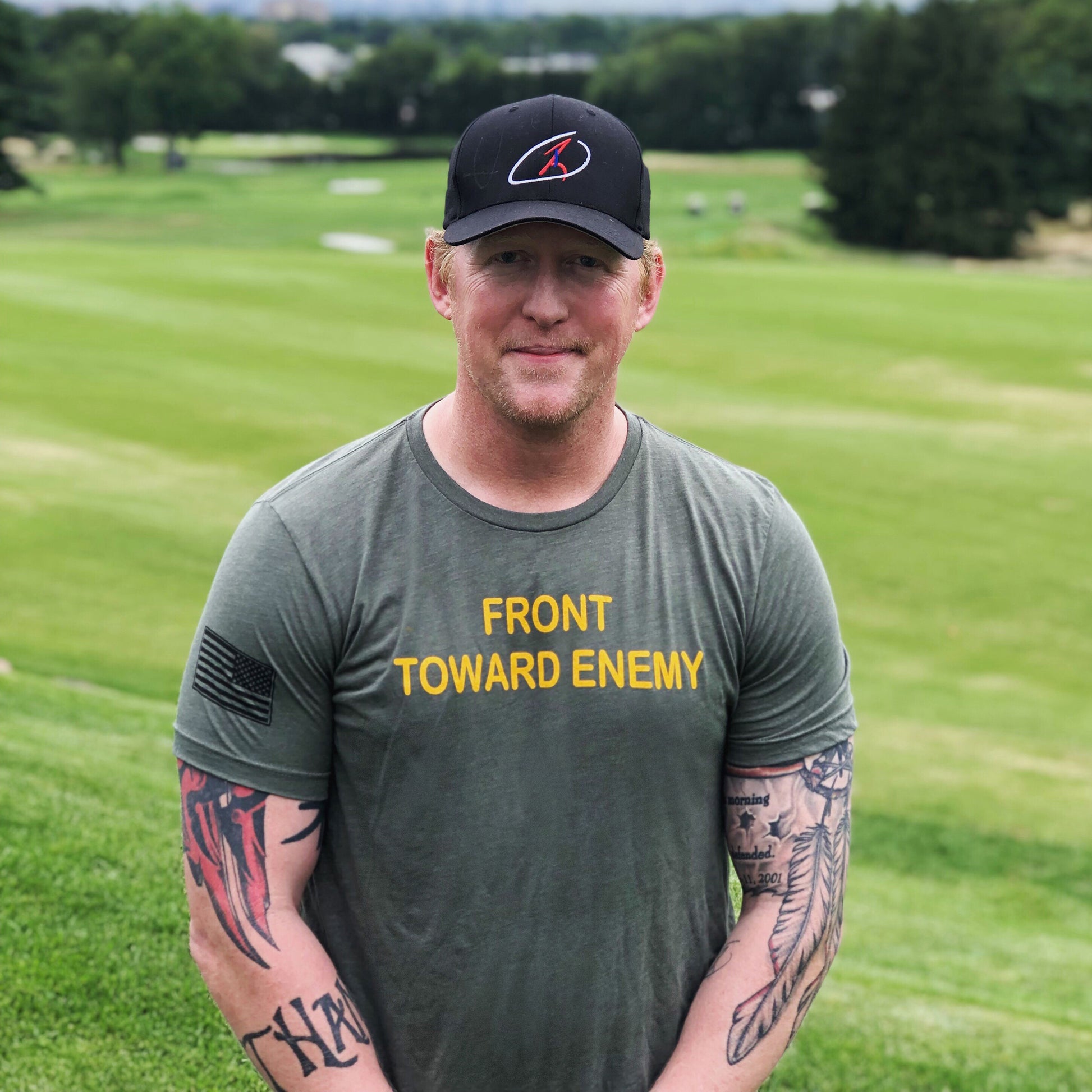 Front towards enemy green tee on RJO
