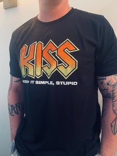 RJO kiss keep it simple stupid tee on