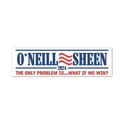 Robert J. O'Neill Charlie Sheen 2024 campaign bumper sticker RJO