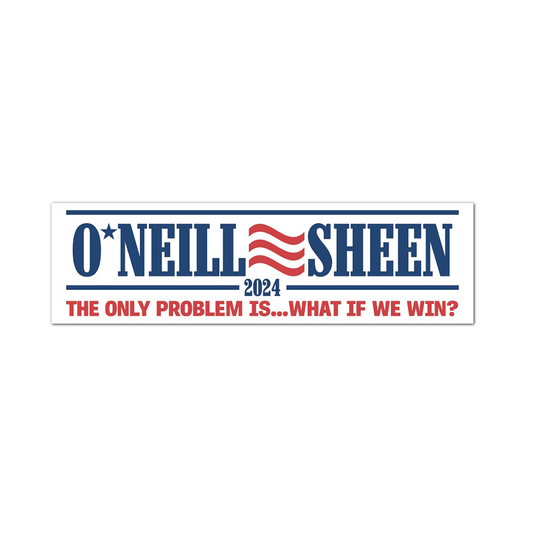 Robert J. O'Neill Charlie Sheen 2024 campaign bumper sticker RJO