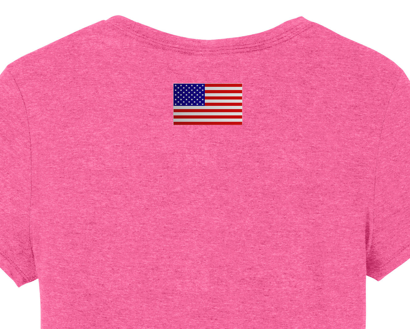 Signature women's pink tee back flag RJO