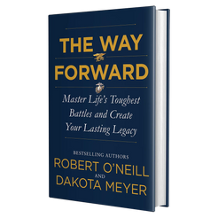 Signed and personalized The Way Forward book by Robert O'Neill and Dakota Meyer RJO
