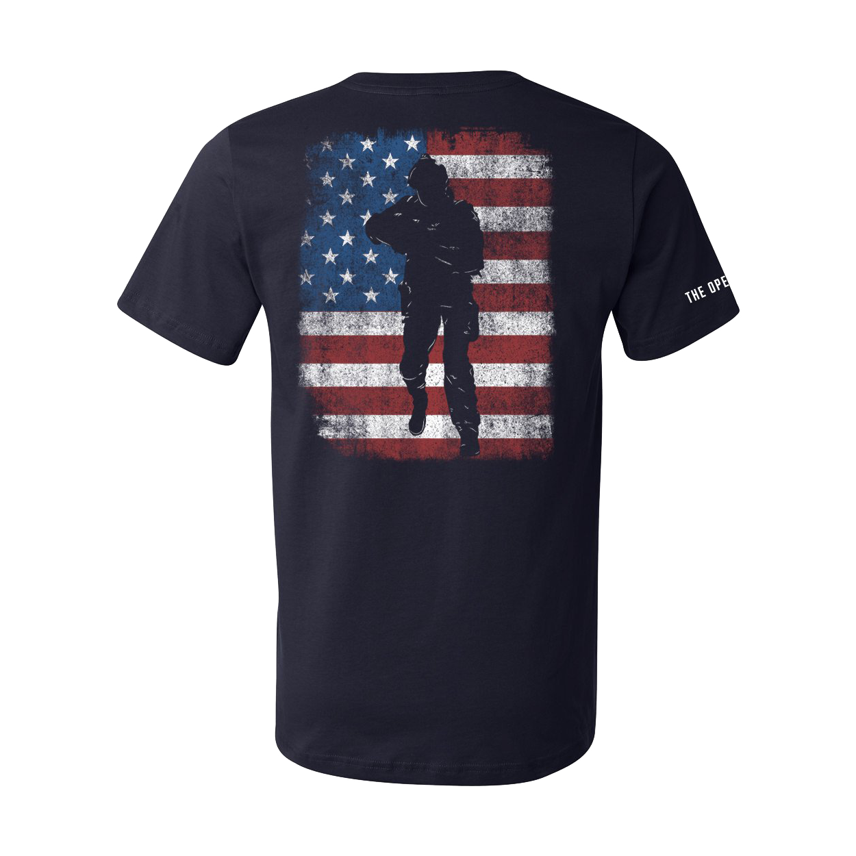 The Operator navy short sleeve tee back RJO